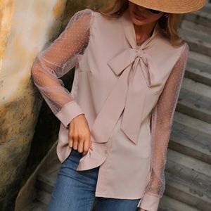 Shein Bow Blouse
